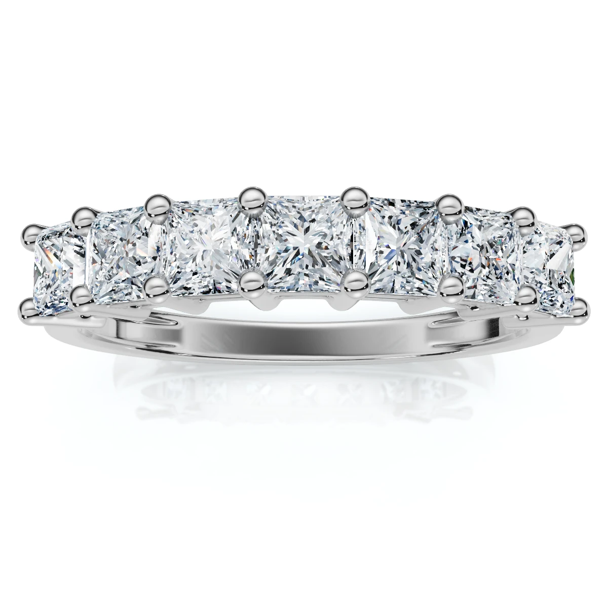 1ct Princess Cut Diamond Wedding Anniversary Ring (G-H, I1)