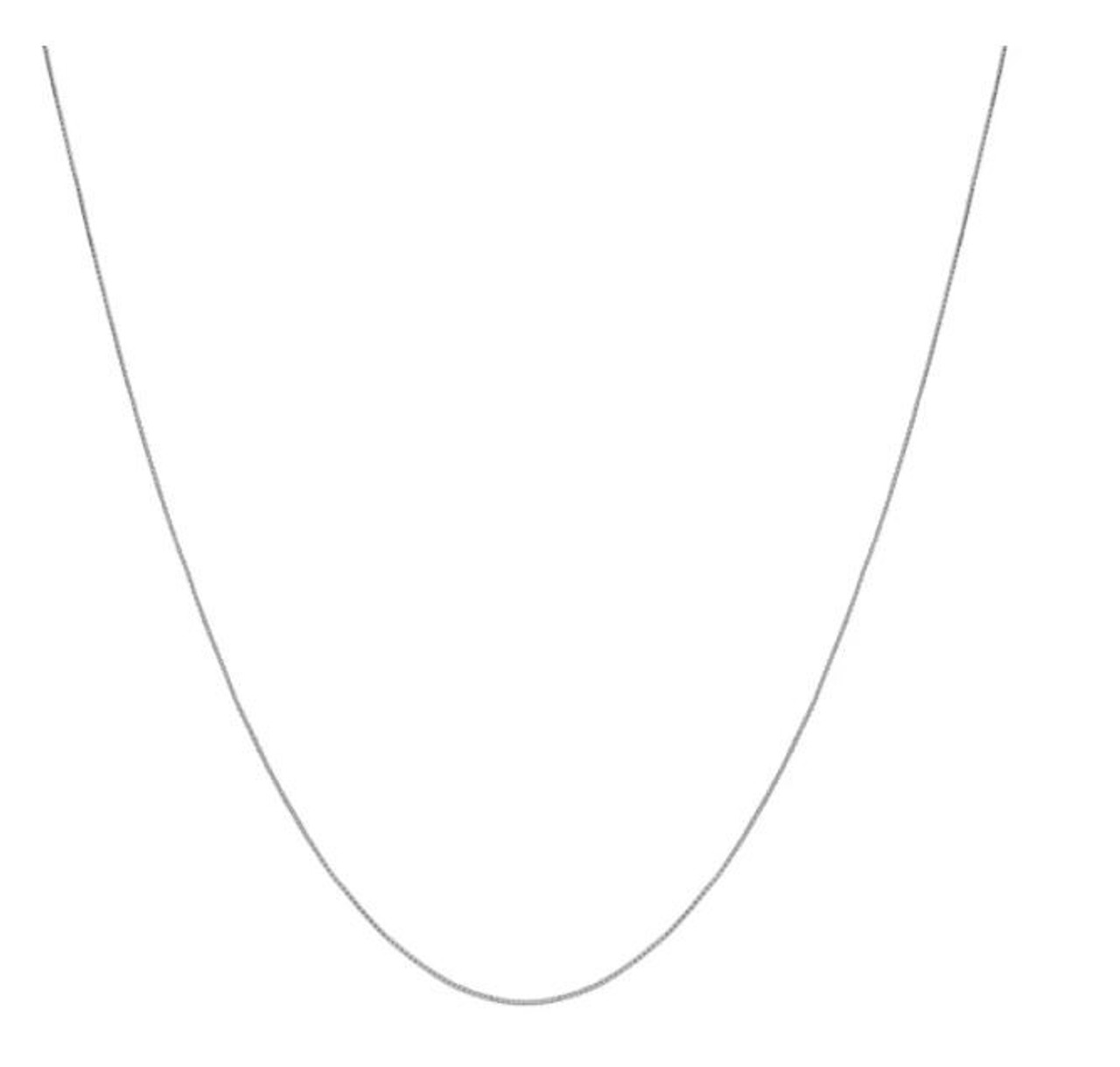 10?Kホワイトゴールド0.6?MM Wheat Chain with Lobster Clasp Nuragold 10k Real White Gold Franco Square 3mm Box Chain Wheat