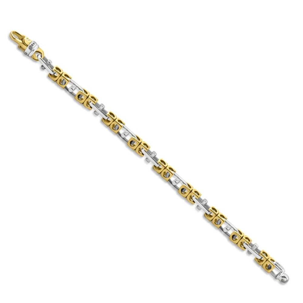 Men's Link 14k Gold (48gram) or Platinum (78gram) 6.5mm Bracelet 8.5