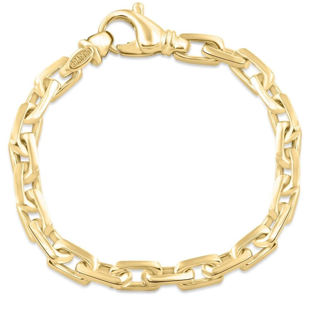 Men's Link 14k Gold (51gram) or Platinum (82gram) 7.5mm Link