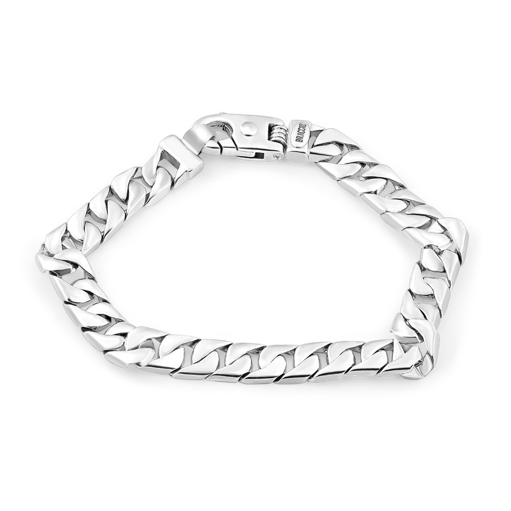 Men's solid 14k Gold (40gram) or Platinum (65gram) 9mm Link Bracelet 8.5"