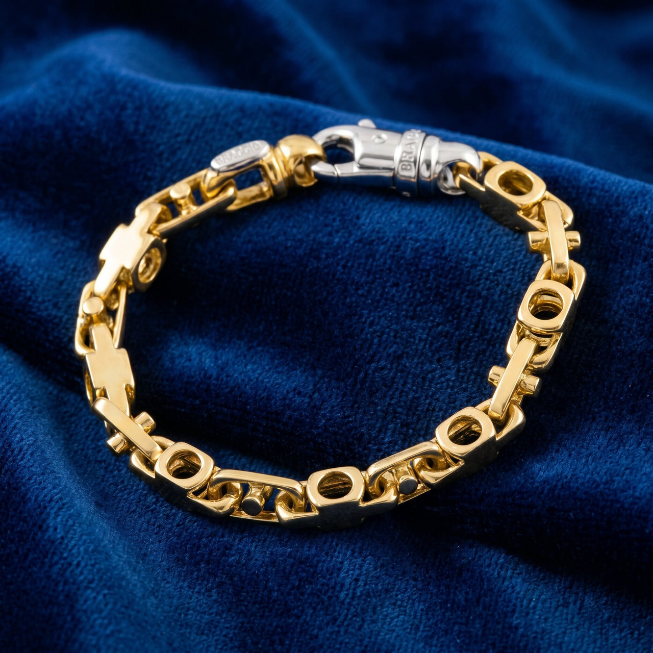 Men's Designer Mariner 14k Gold (41gram) or Platinum (66gram) 7mm