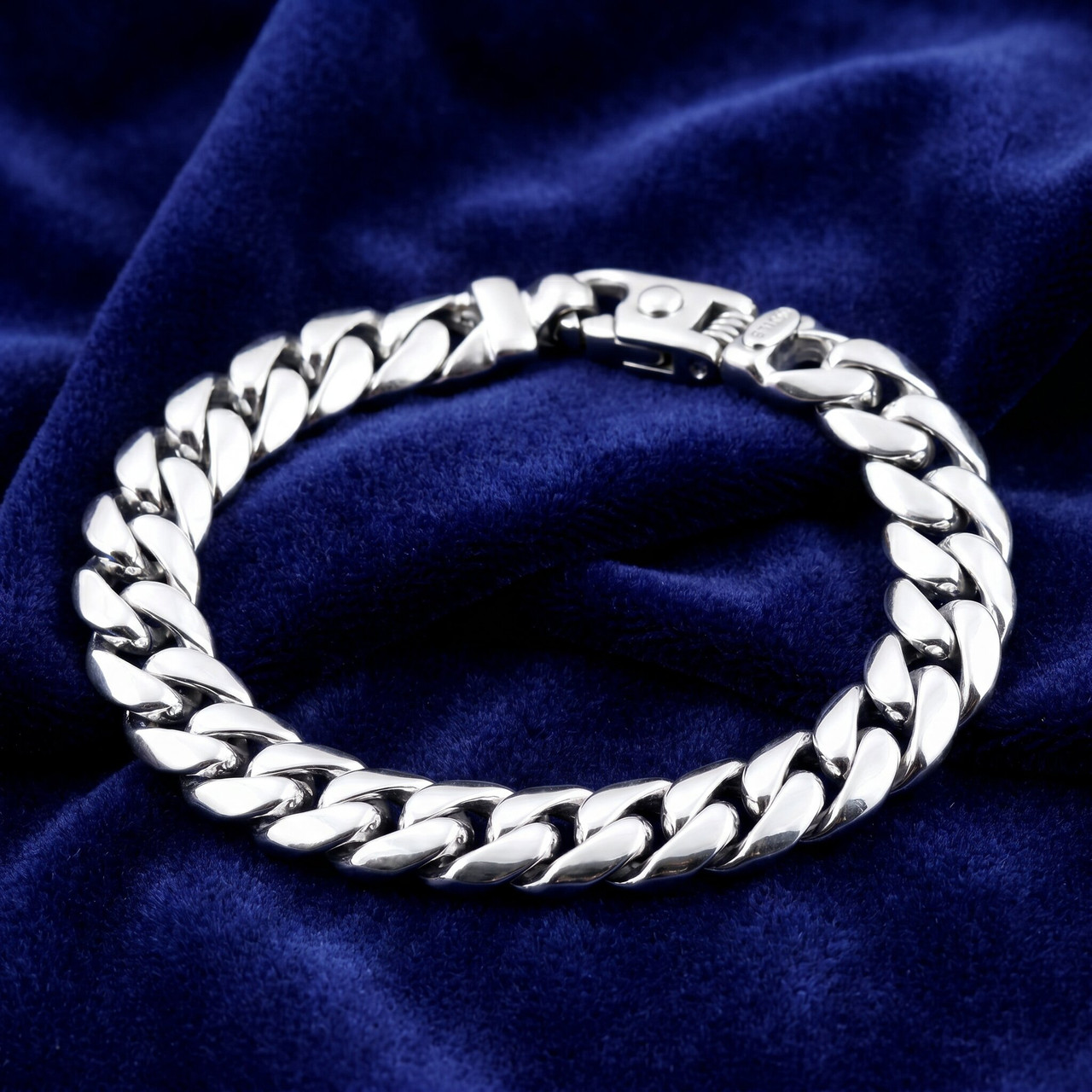 Men's Cuban Link 14k Gold (67gram) or Platinum (107gram) 10.5mm Bracelet 8.75"