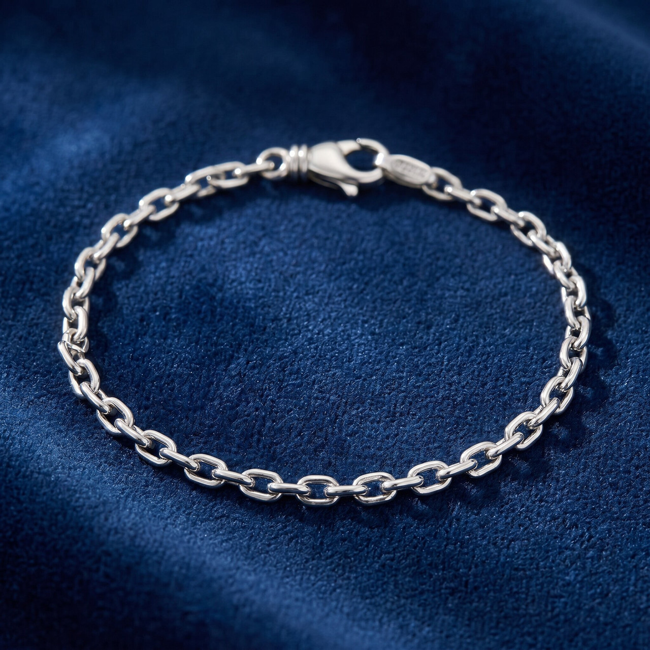 Men's Link 14k Gold (16gram) or Platinum (25gram) 4mm Bracelet 8.5"