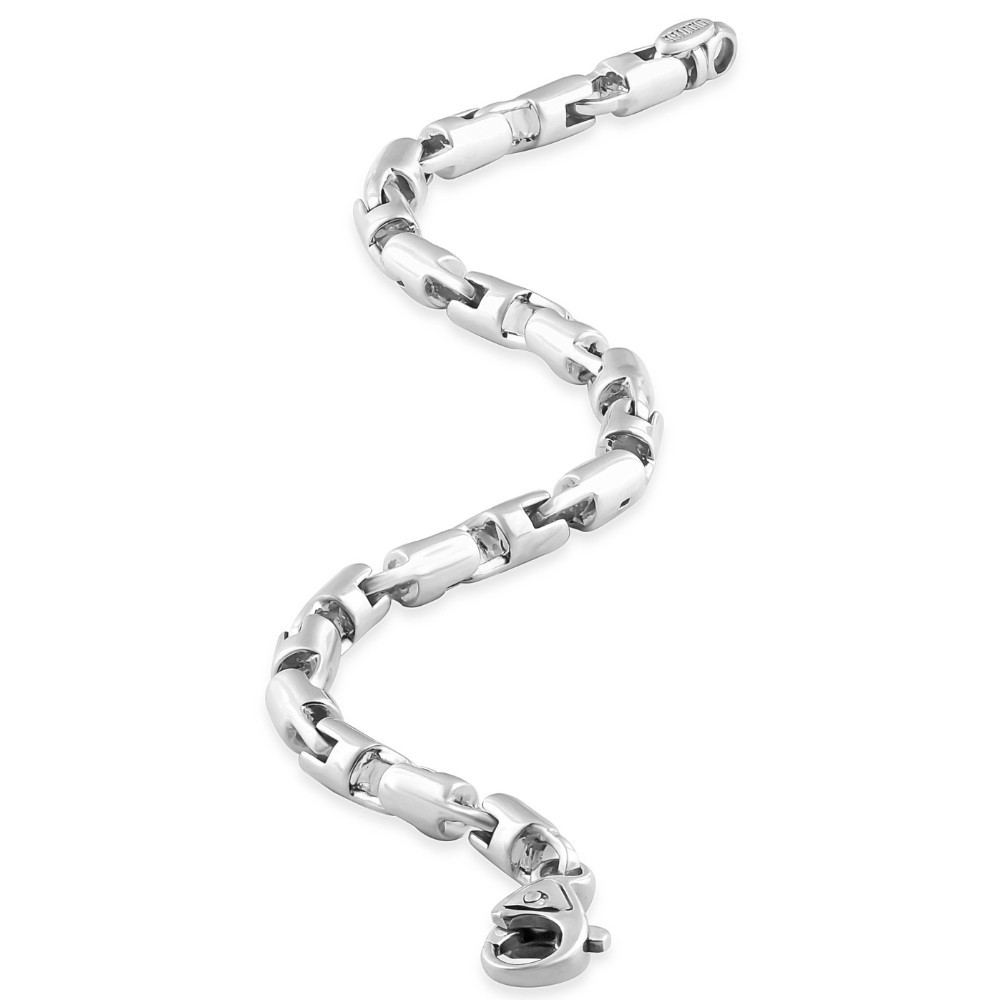 Men's Link 14k Gold (46gram) or Platinum (74gram) 5.5mm Byzantine