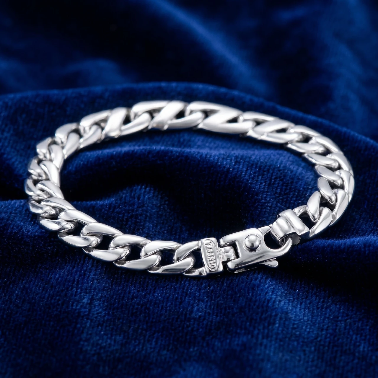Men's Marine Link 14k Gold (36gram) or Platinum (58gram) 5.5mm Bracelet 8.5"