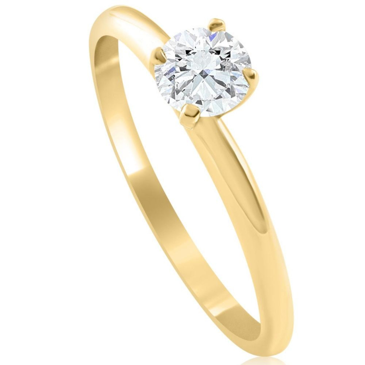 18ct Yellow Gold Diamond Ring 1.00ct TDW - Free Delivery and 5