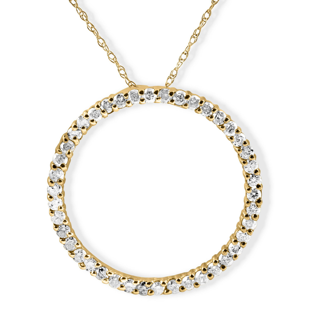 Circle of life sales diamond pendant necklace