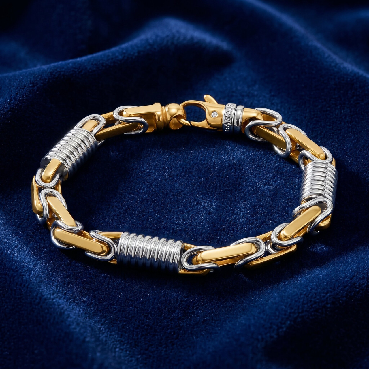 Men's Designer Byzantine Link 14k Gold (72gram) or Platinum