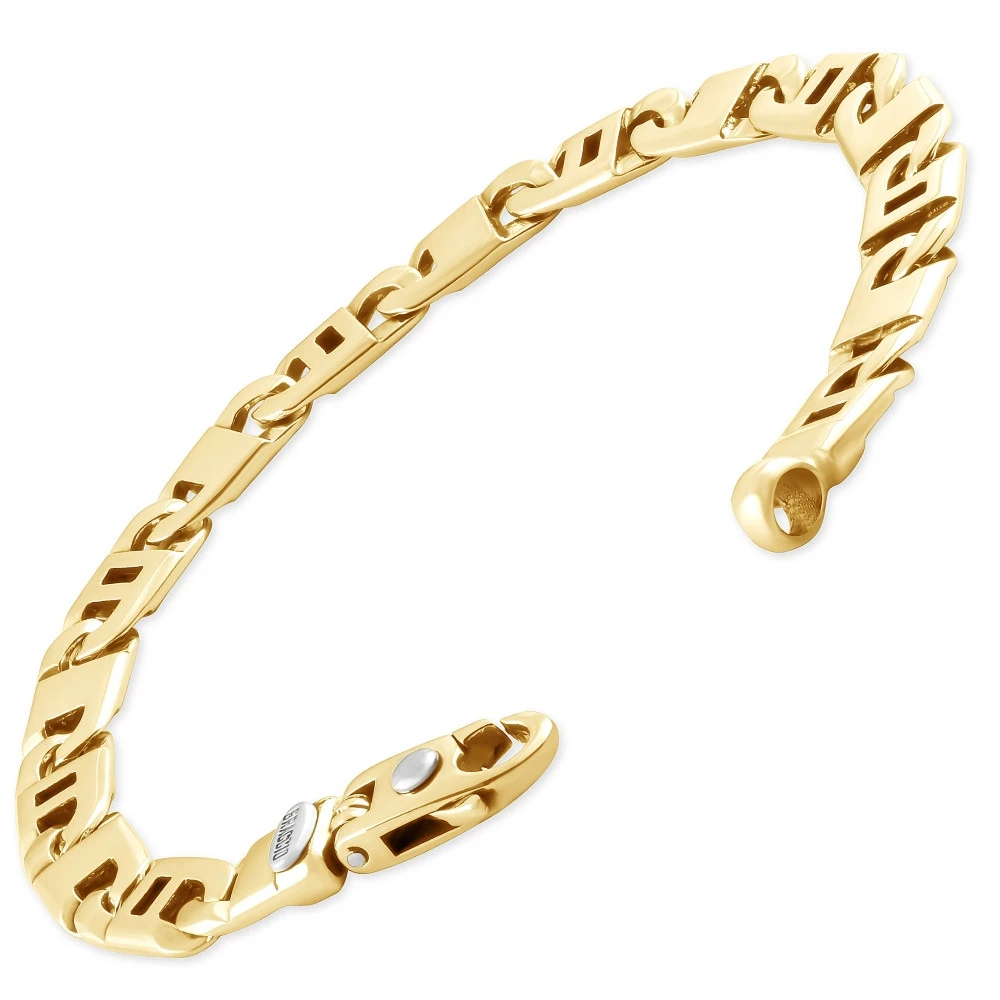 Men's Marine Link 14k Gold (37gram) or Platinum (60gram) 8.5mm Bracelet 9"