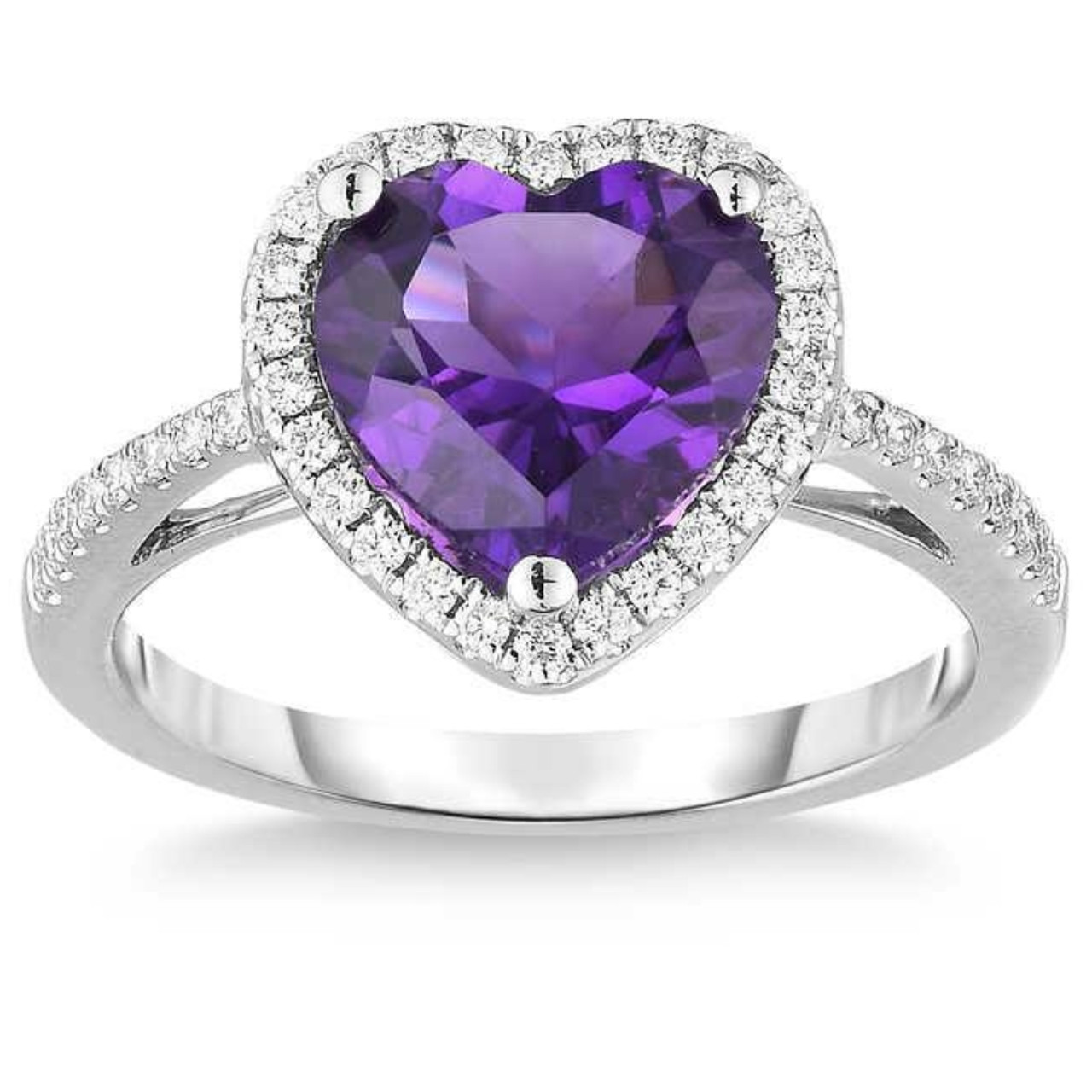 Amethyst 5.00 mm Heart Shape Cut Stone