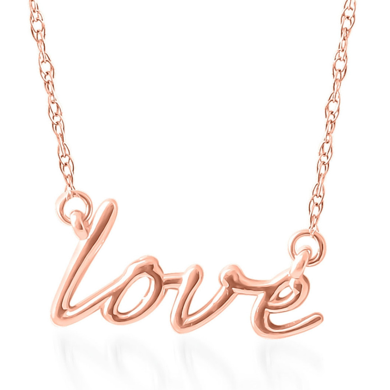 Personalized Heart Love Name Necklace – Happy Maker