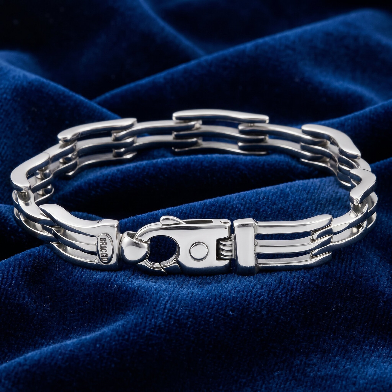 Men's Link 14k Gold (67gram) or Platinum (108gram) 10.5mm Bracelet 9"