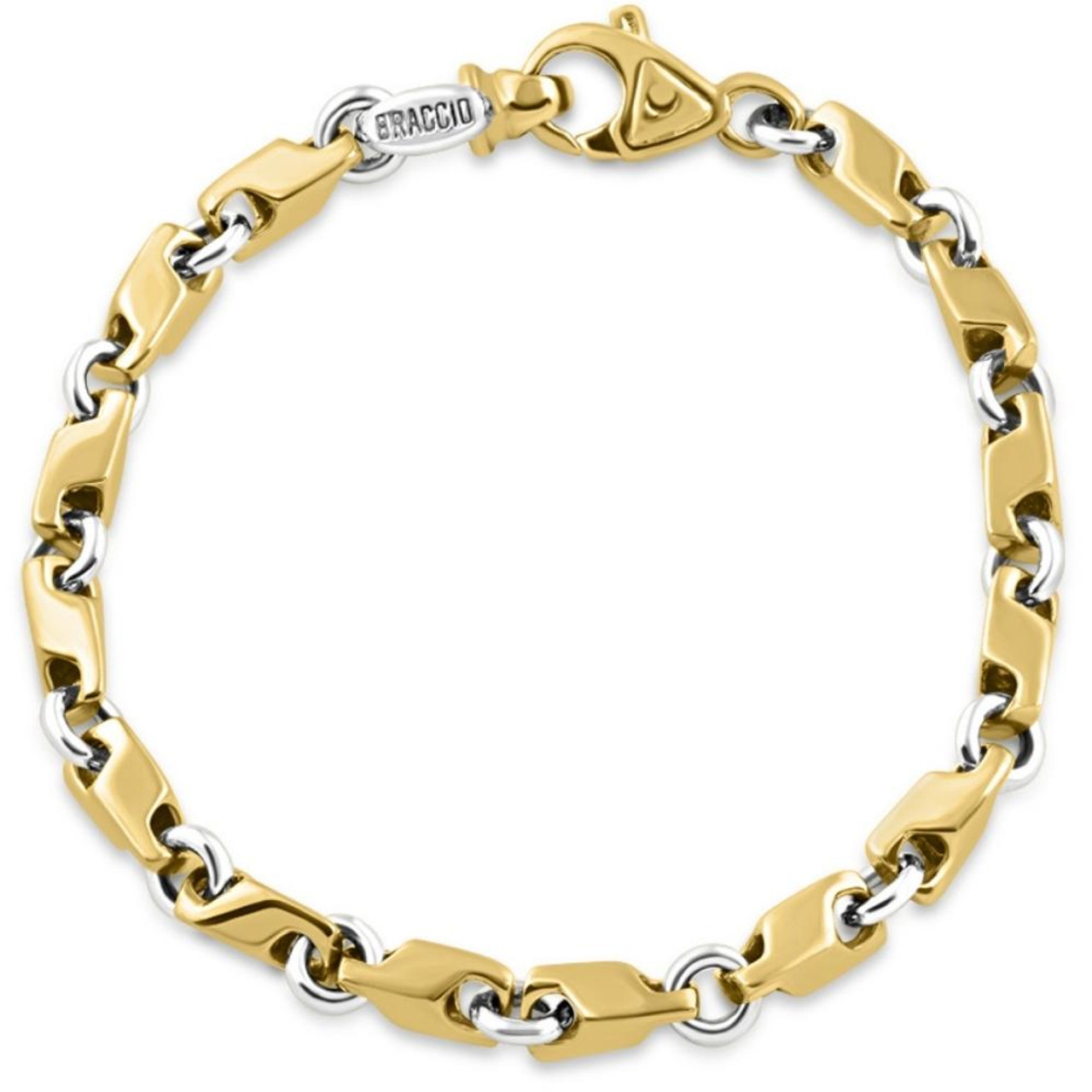 14K Yellow Gold Solid Miami Cuban Link Bracelet 8.5 Inches 7mm 66418: buy  online in NYC. Best price at TRAXNYC.