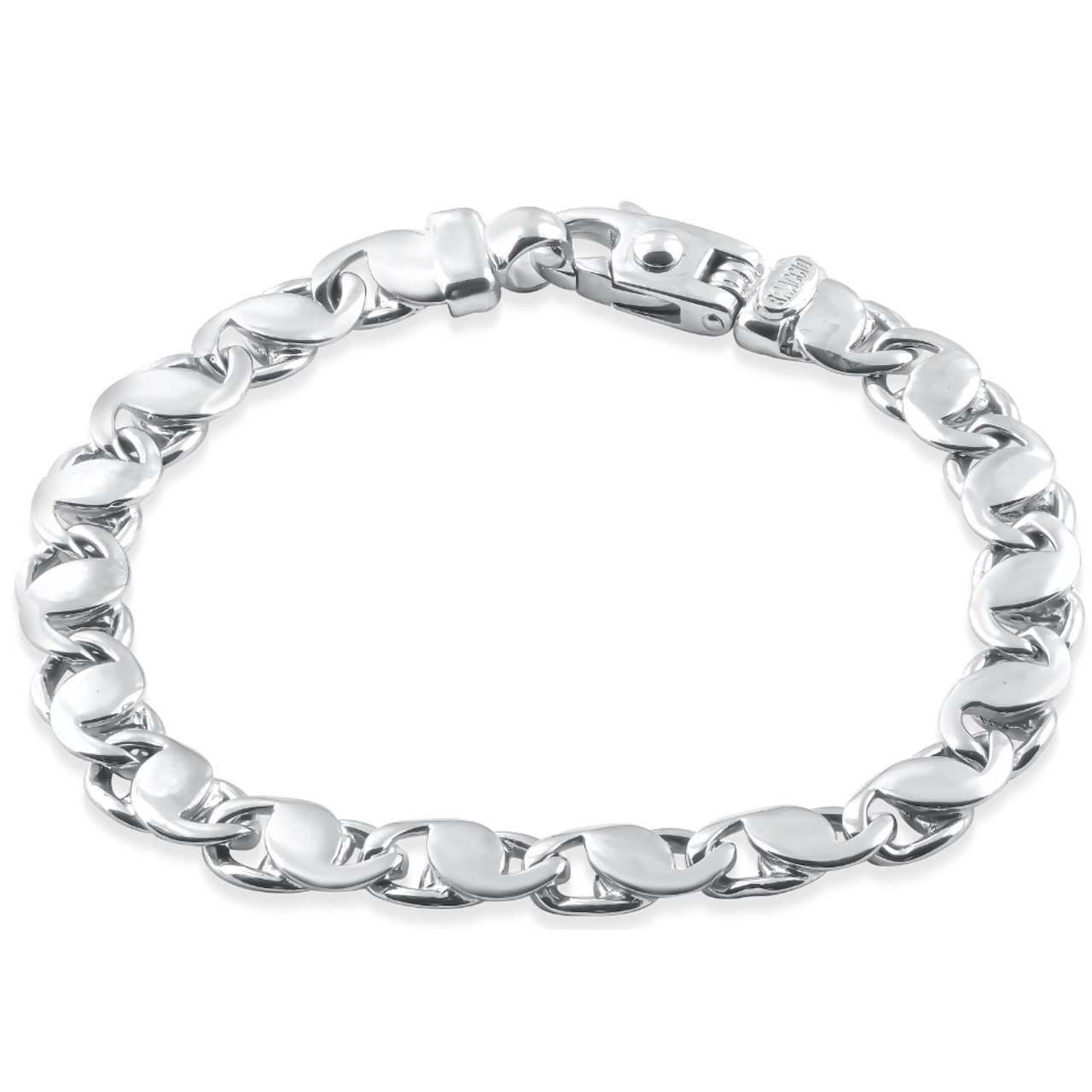 Bracelets For Men's | Silver Heavy Lock Bracelet | Silveradda