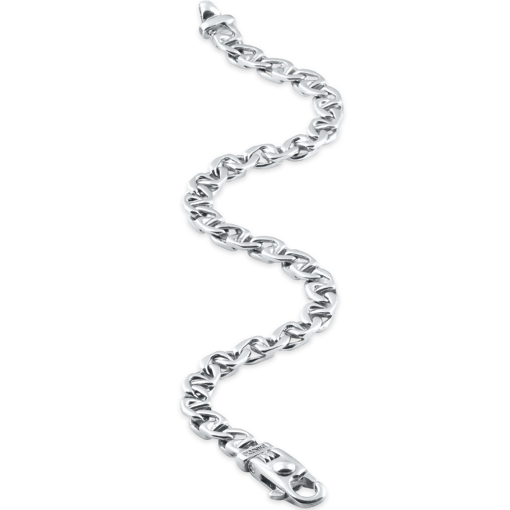 Men's Designer Mariner Link 14k Gold (20gram) or Platinum (33gram) 6mm Bracelet 8.5"