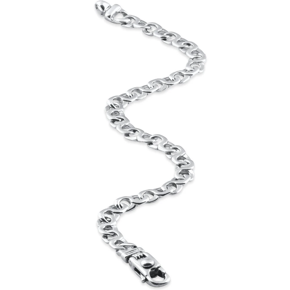 Men's Link 14k Gold (17gram) or Platinum (28gram) 6mm Bracelet 8"