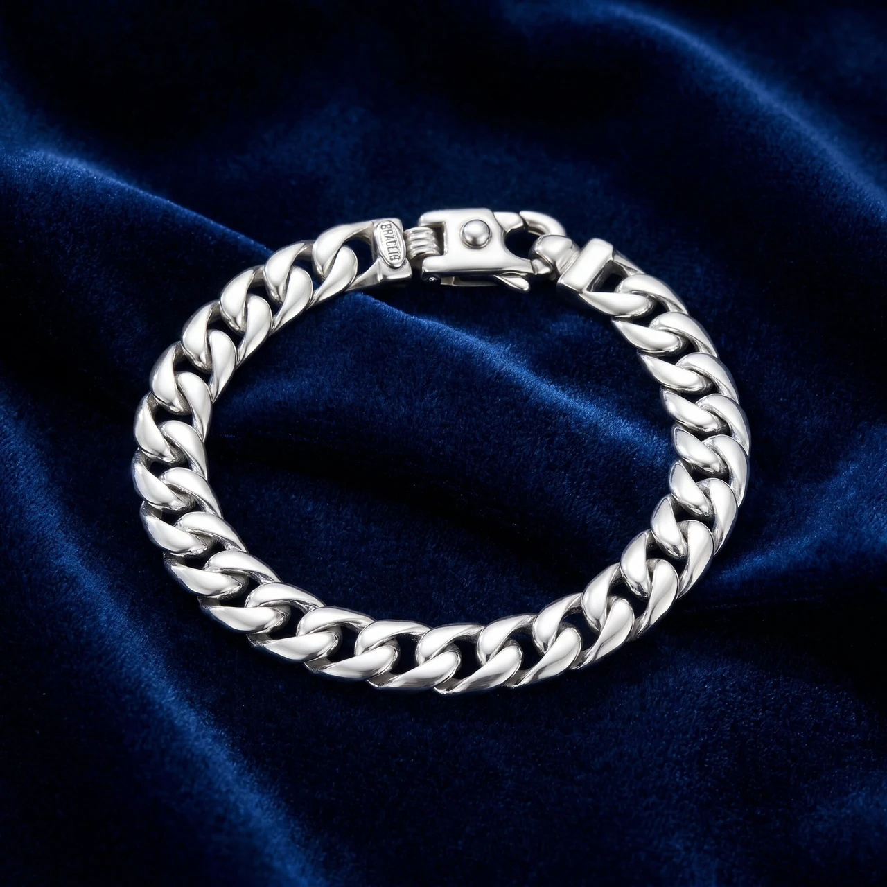 Men's Cuban Link 14k Gold (43gram) or Platinum (69gram) 8.5mm Bracelet 8.5"
