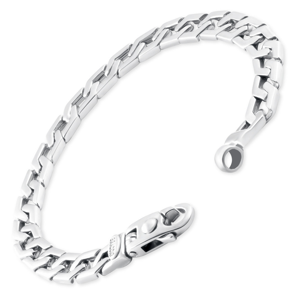 Men's Designer Curb Link 14k Gold (30gram) or Platinum (48gram) 7.5mm Bracelet 8.5"