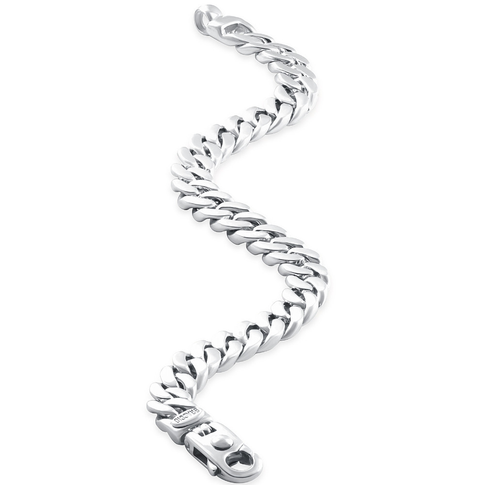 Men's Cuban Link 14k Gold (46gram) or Platinum (74gram) 9mm Bracelet 8.5"