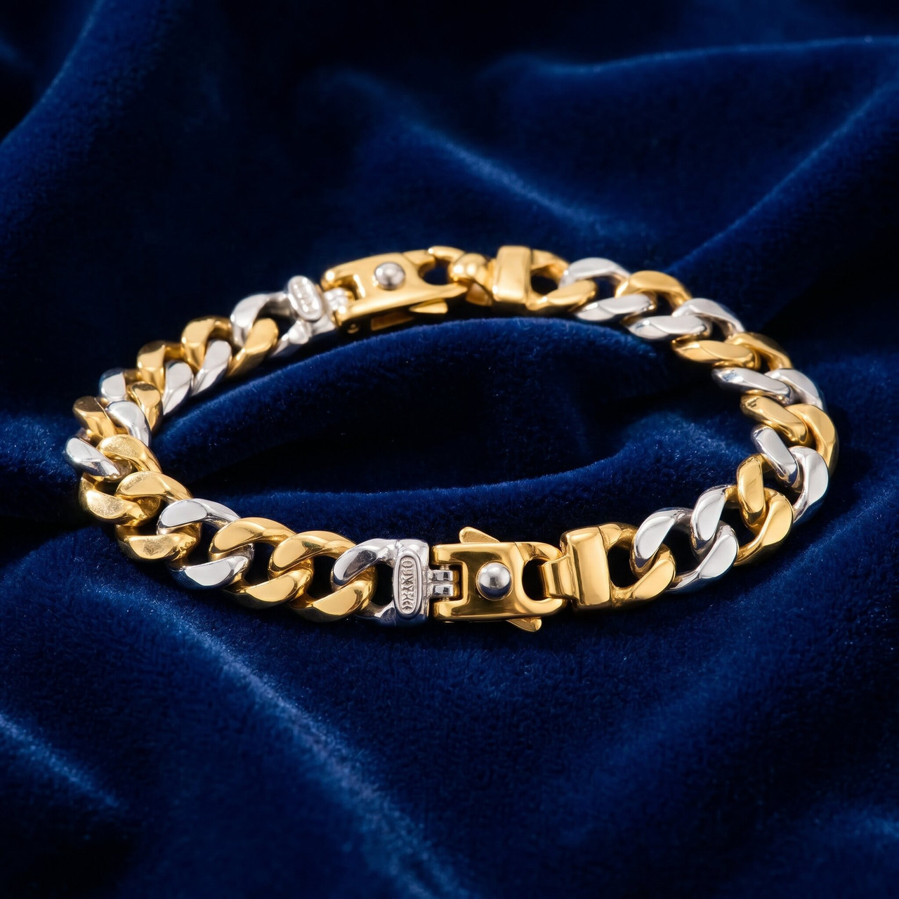 Men's Cuban Link 14k Gold (37gram) or Platinum (59gram) 9mm Bracelet 8.25"
