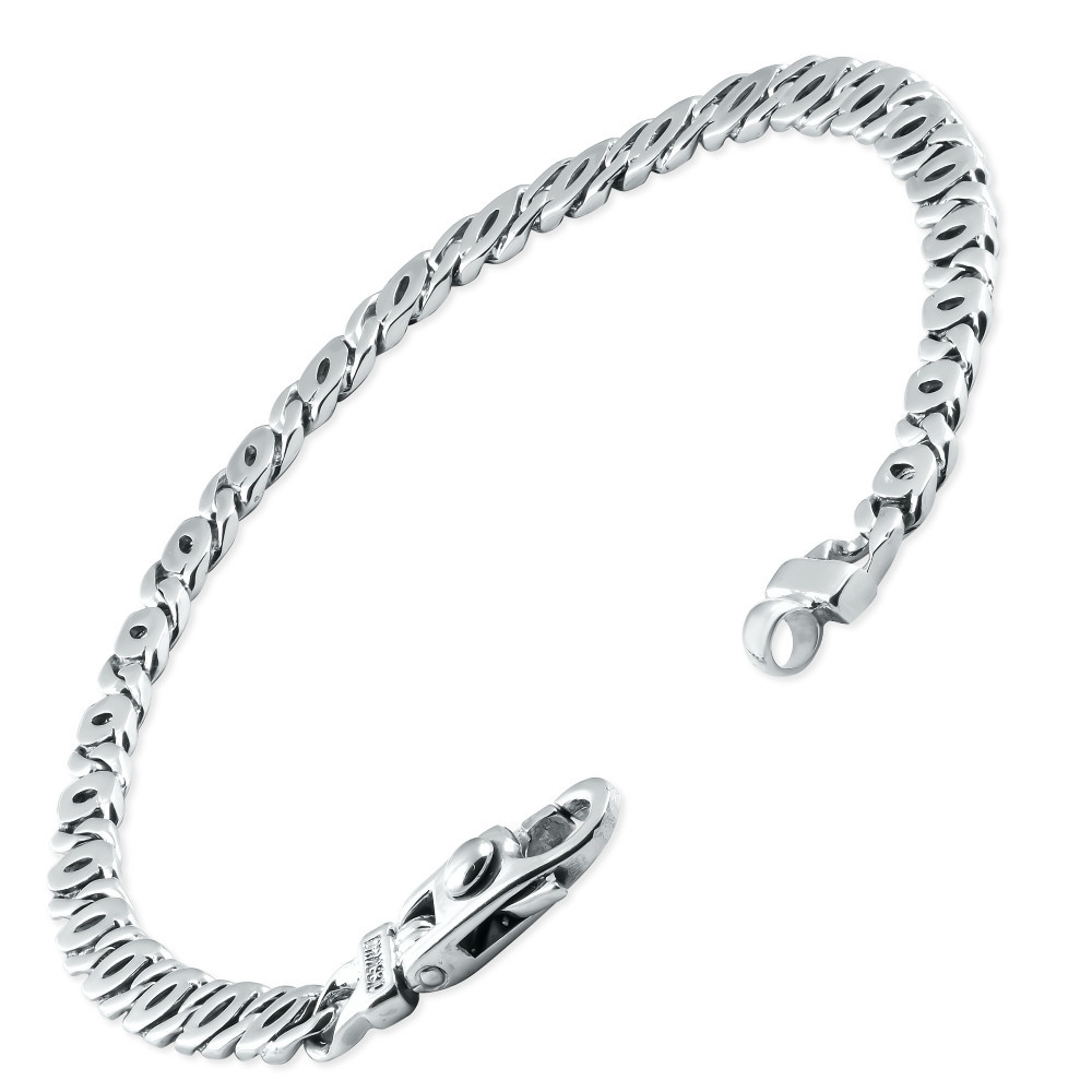 Men's Mariner Link 14k Gold (17gram) or Platinum (28gram) 5.5mm