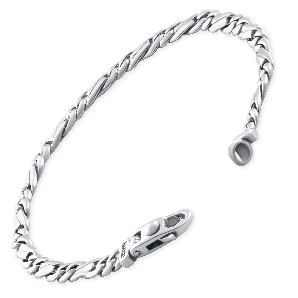 Men's Link 14k Gold (21gram) or Platinum (33gram) 5.5mm Bracelet 8.25"
