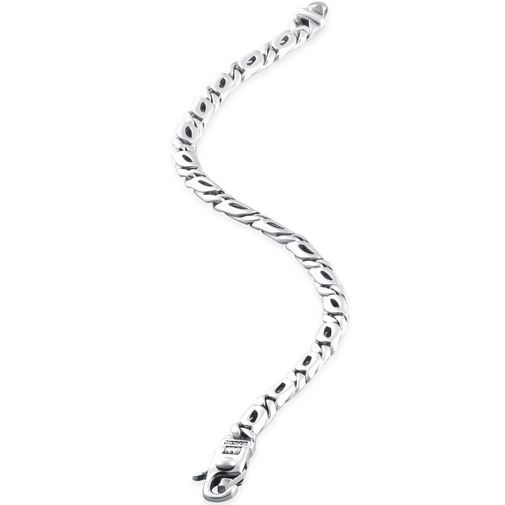 Men's Mariner Link 14k Gold (20gram) or Platinum (33gram) 5.5mm Bracelet 8.25"