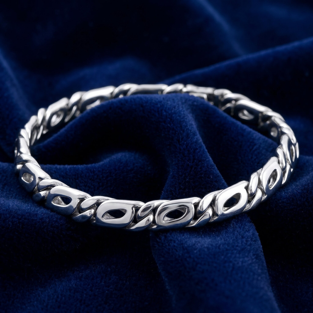 Men's Mariner Link 14k Gold (20gram) or Platinum (33gram) 5.5mm Bracelet 8.25"