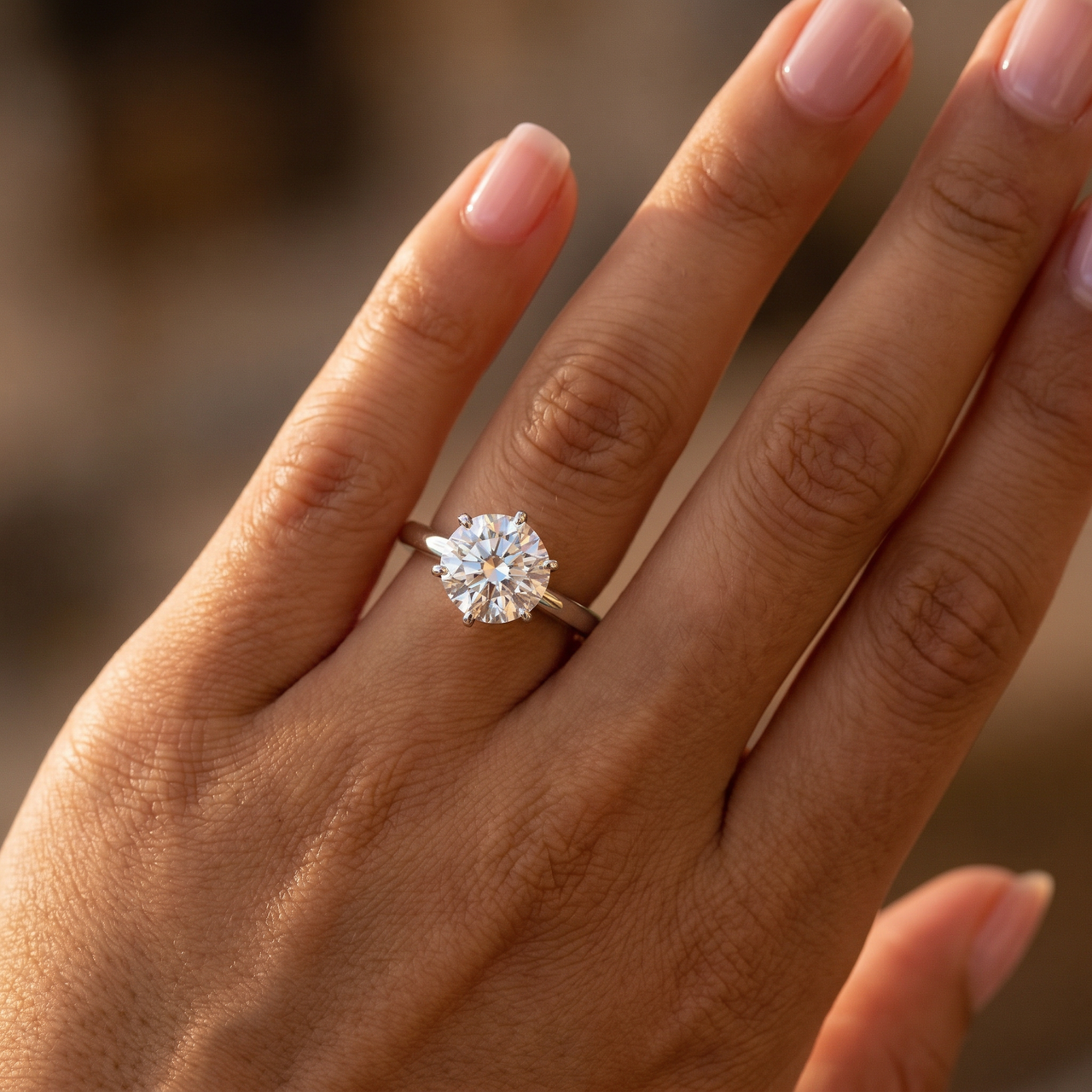 1.5ct F SI2 14K White Gold