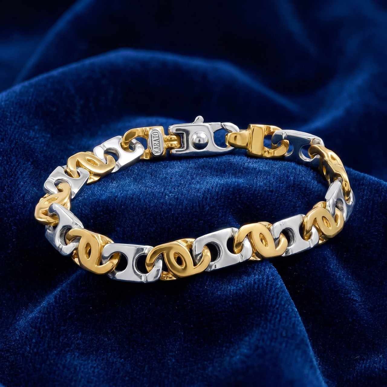 Men's Mariner Link 14k Gold (34gram) or Platinum (56gram) 8mm