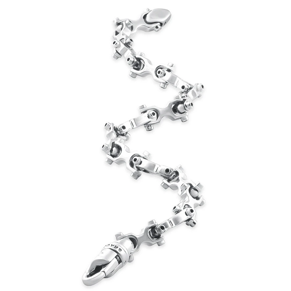 Men's Designer Link 14k Gold (53gram) or Platinum (86gram) 10mm Bracelet 9.5"