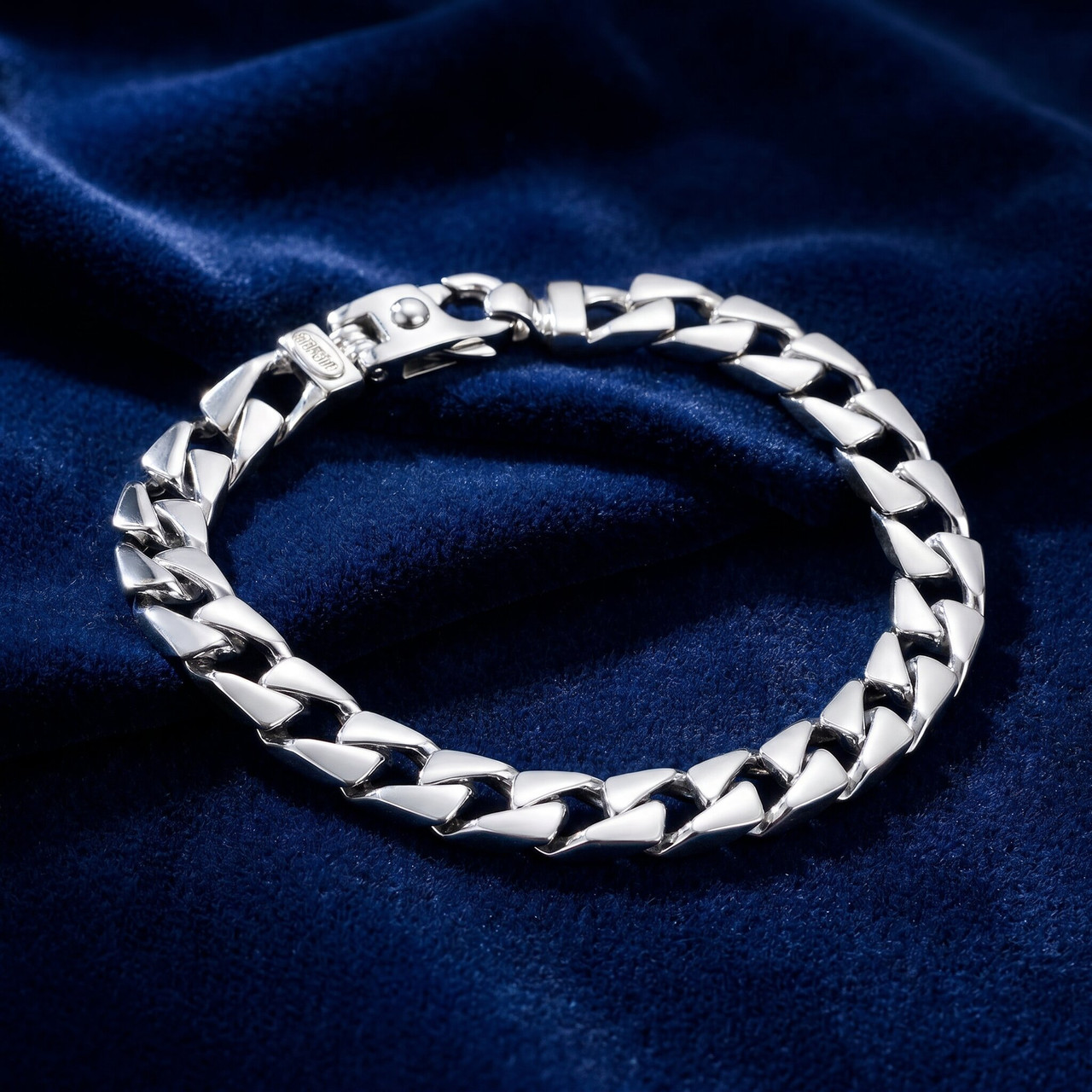Men's Curb Link 14k Gold (43gram) or Platinum (70gram) 8mm Bracelet 8.5"