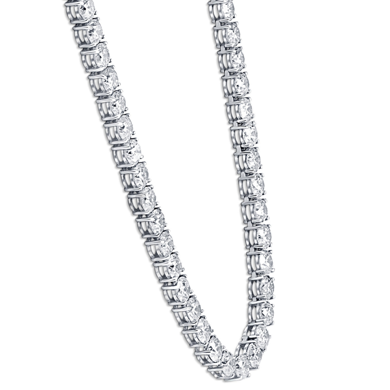 Cross Diamond Tennis Necklace | Gogo Lush