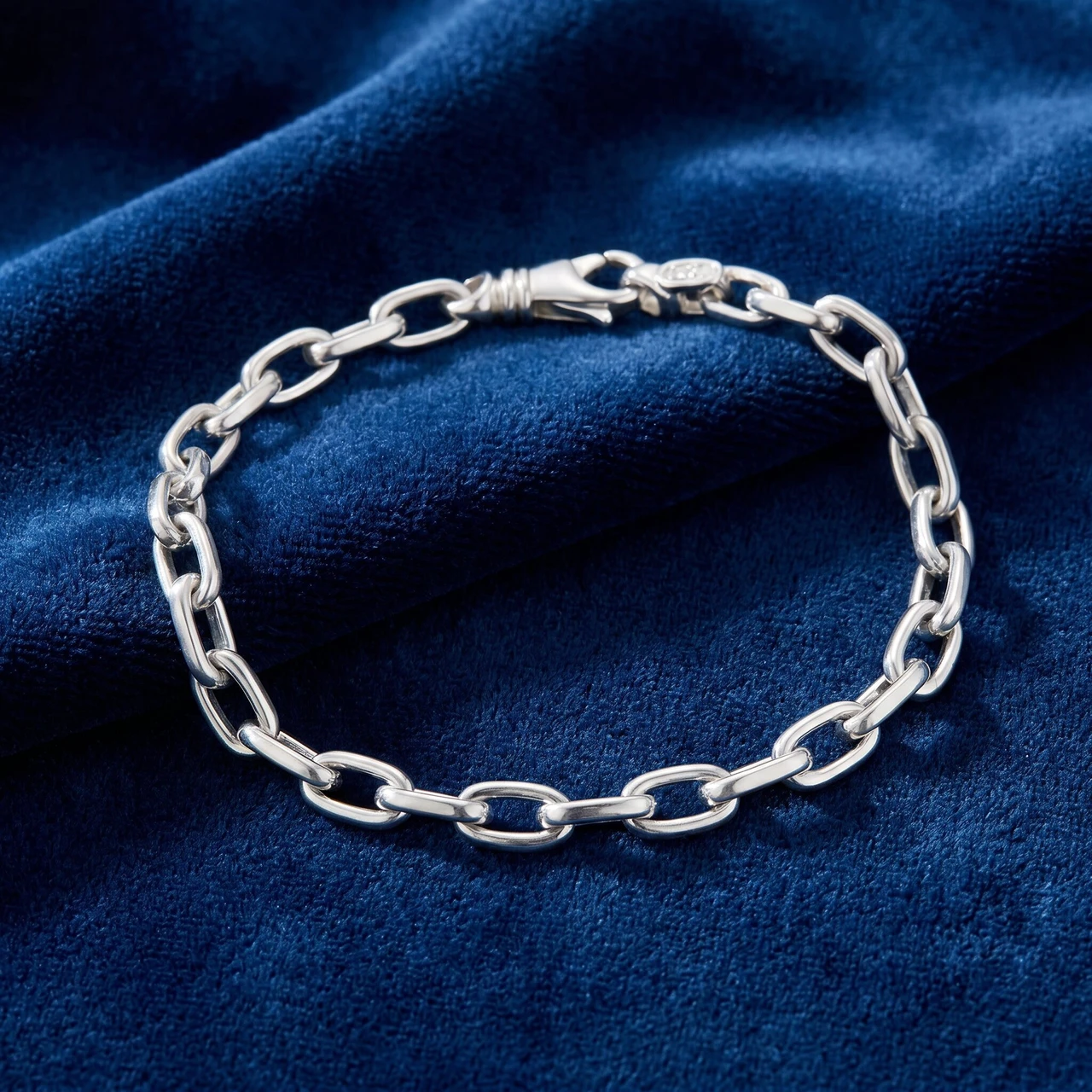 Men's Link 14k Gold (19gram) or Platinum (30gram) 3mm Bracelet 8.5"
