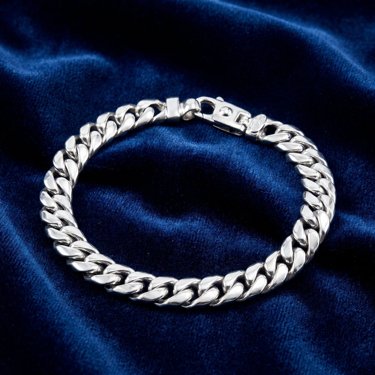 Men's Cuban Link 14k Gold (59gram) or Platinum (95gram) 9mm Bracelet 8.5"