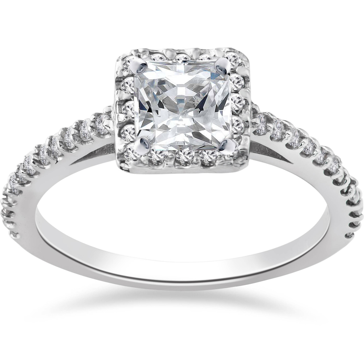 1 Carat Princess cut Diamond ring by Scott Kay design… - Gem