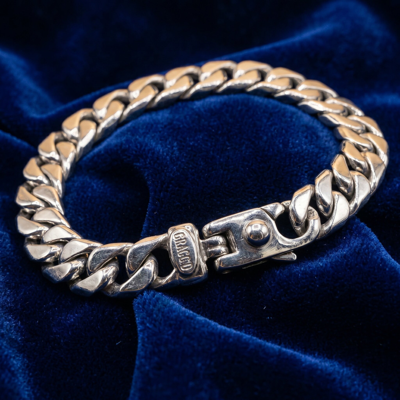 Men's Classic Curb Link 14k Gold (39gram) or Platinum (64gram) 8mm Bracelet 8.5