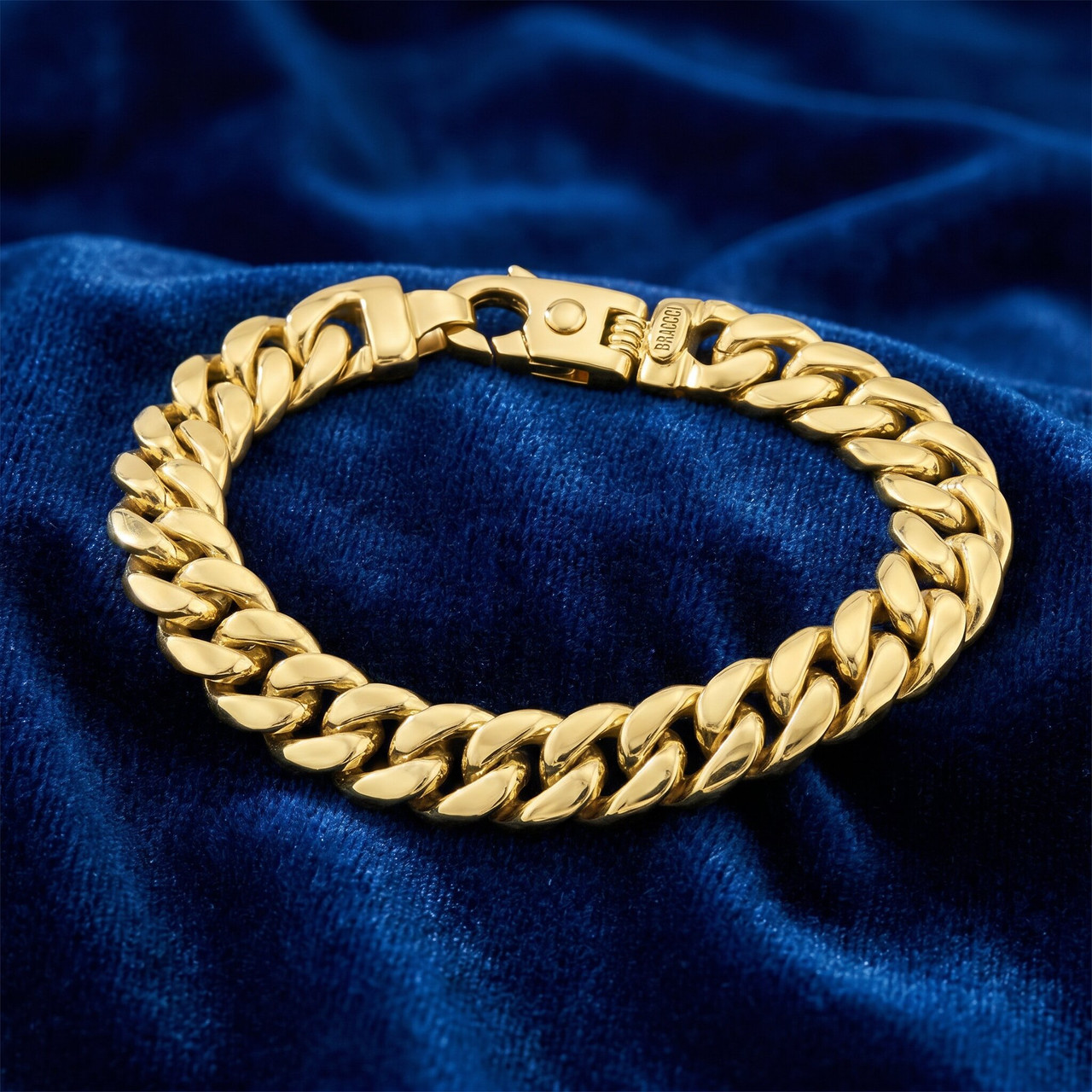 Men's Cuban Link 14k Gold (26gram) or Platinum (41gram) 6.5mm Bracelet 8.5"