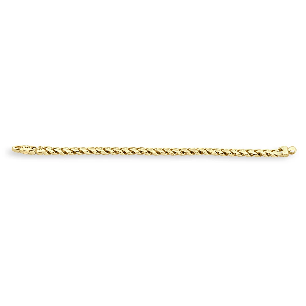 Men's Cuban Link 14k Gold (26gram) or Platinum (41gram) 6.5mm Bracelet 8.5"