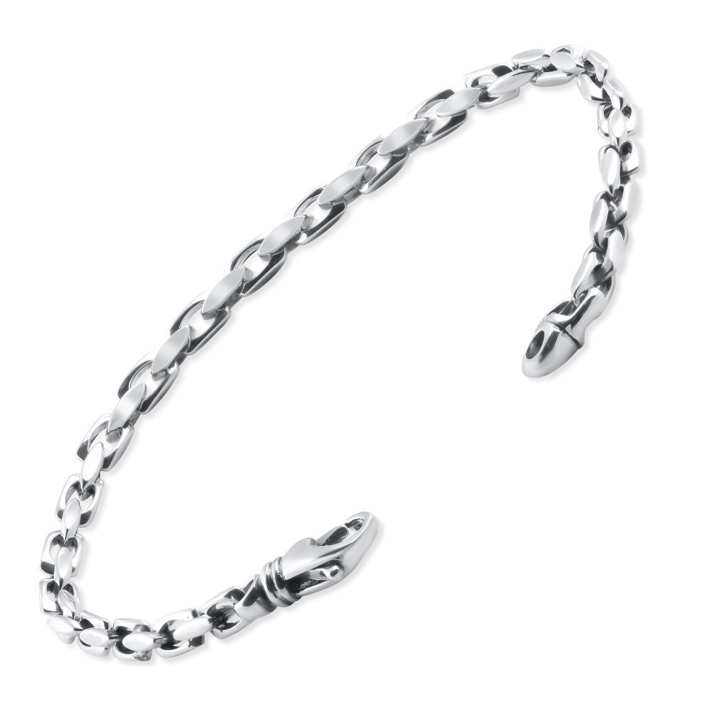 Men's 14k Gold (16gram) or Platinum (26gram) 4.5mm Link Bracelet 8.5"