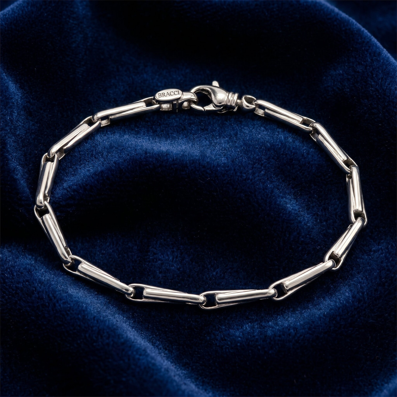 Men's 14k Gold (16gram) or Platinum (25gram) 4.5mm Link Bracelet 8.5"