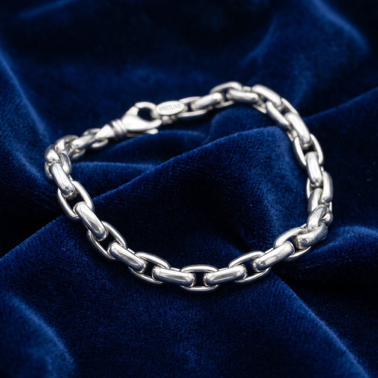 Men's 14k Gold (22gram) or Platinum (41gram) 5mm Link Bracelet 8.5"