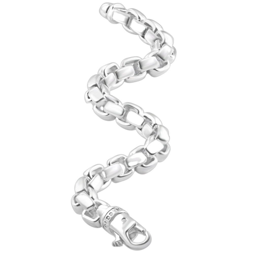 Men's 14k Gold (66gram) or Platinum (103gram) 8.5mm Link Bracelet 8.5"