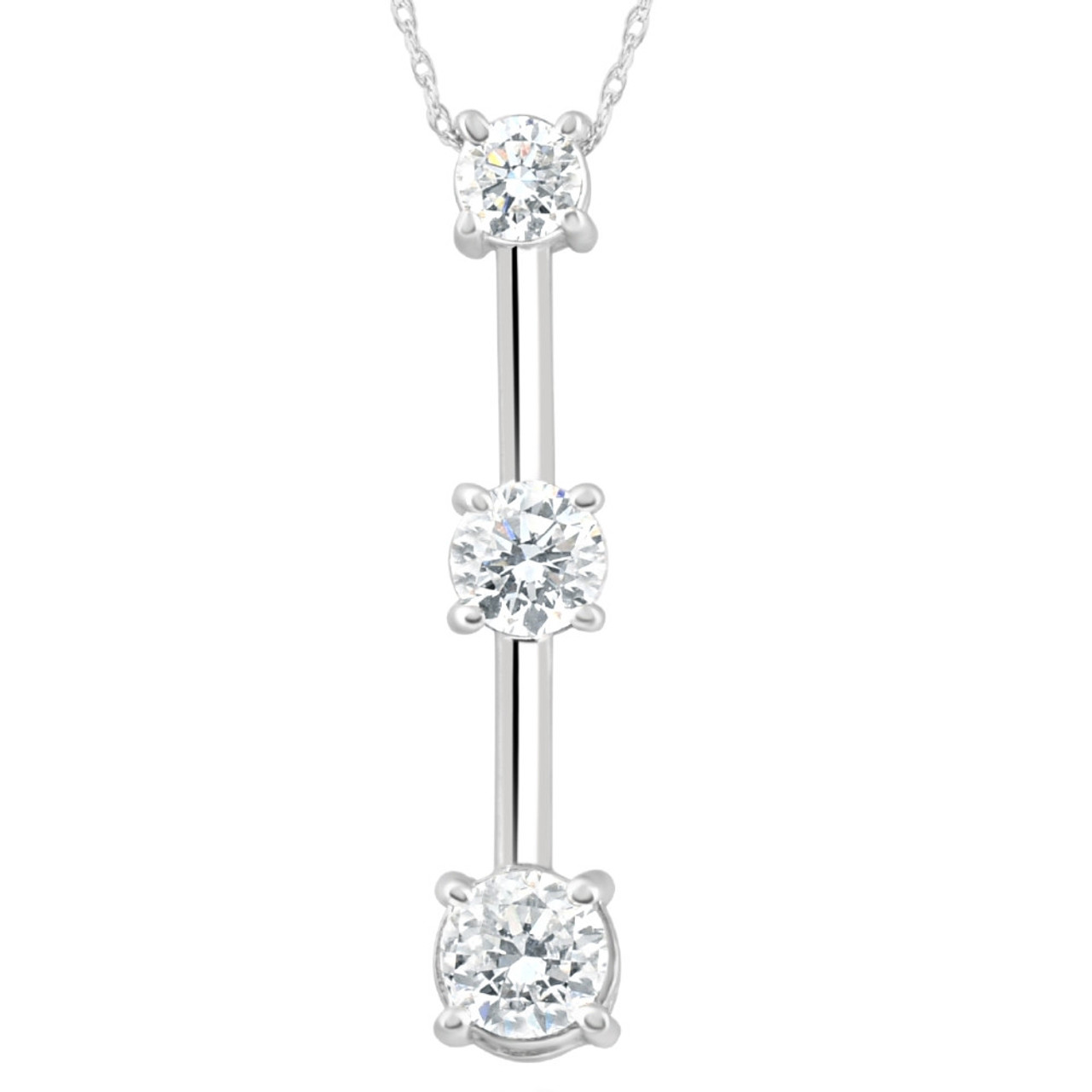 Past Present & Future Diamond Necklace - 992H1RGADFGNKWG-1.50 – Robert  Lance Jewelers