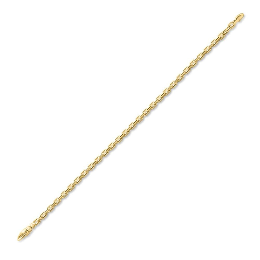 Men's 14k Gold (18gram) or Platinum (33gram) 3.5mm Link Bracelet 8.5"