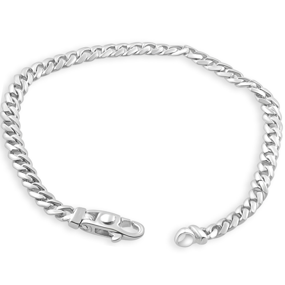 Men's 14k Gold (18gram) or Platinum (33gram) 5.5mm Link Bracelet 8.5"