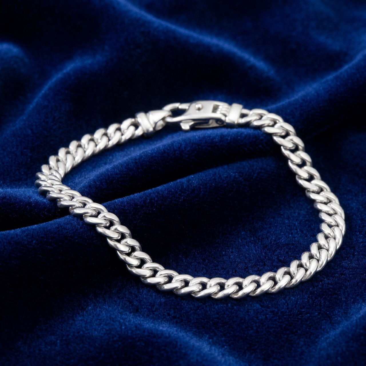 Men's 14k Gold (18gram) or Platinum (33gram) 5.5mm Link Bracelet 8.5"