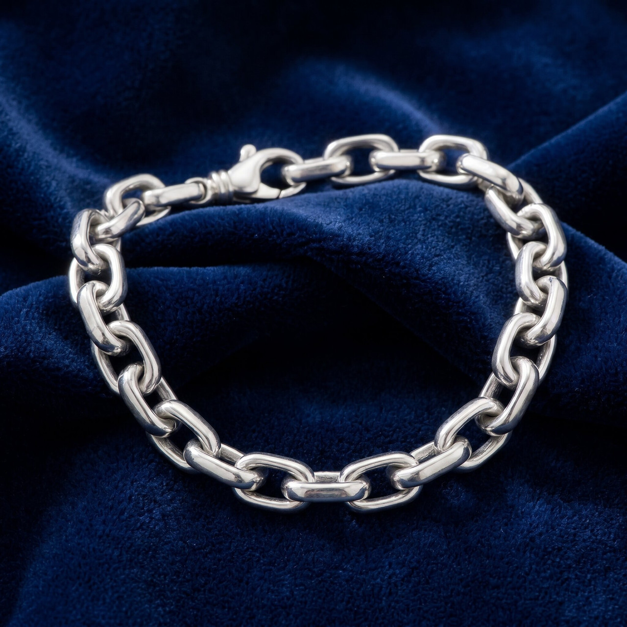 Men's 14k Gold (36gram) or Platinum (72gram) 6.5mm Link Bracelet 8.5"
