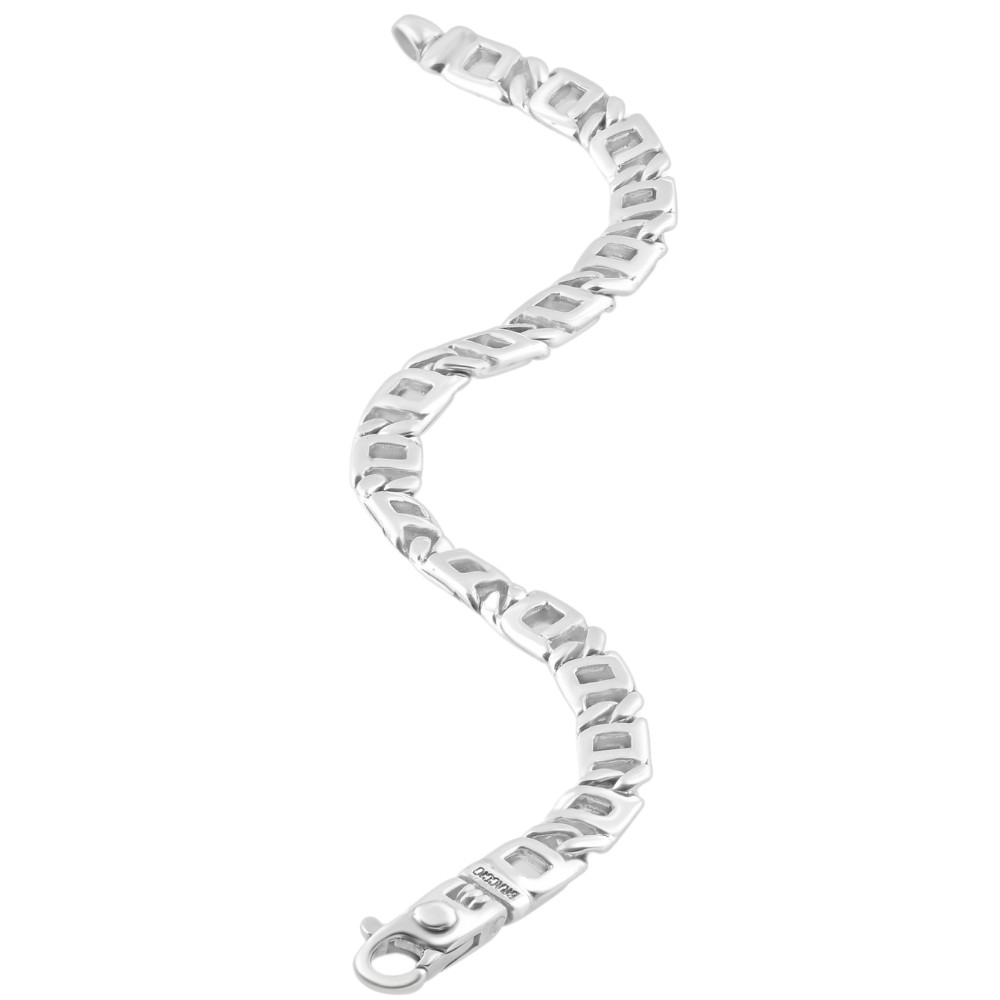 Men's 14k Gold (27gram) or Platinum (50gram) 7mm Link Bracelet 8.5"
